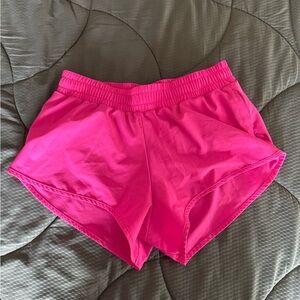 Fleo Hot Pink Women's Athletic Shorts